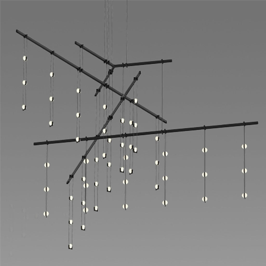 83 in. LED Chandelier - Winslow Vale for dining room view 4