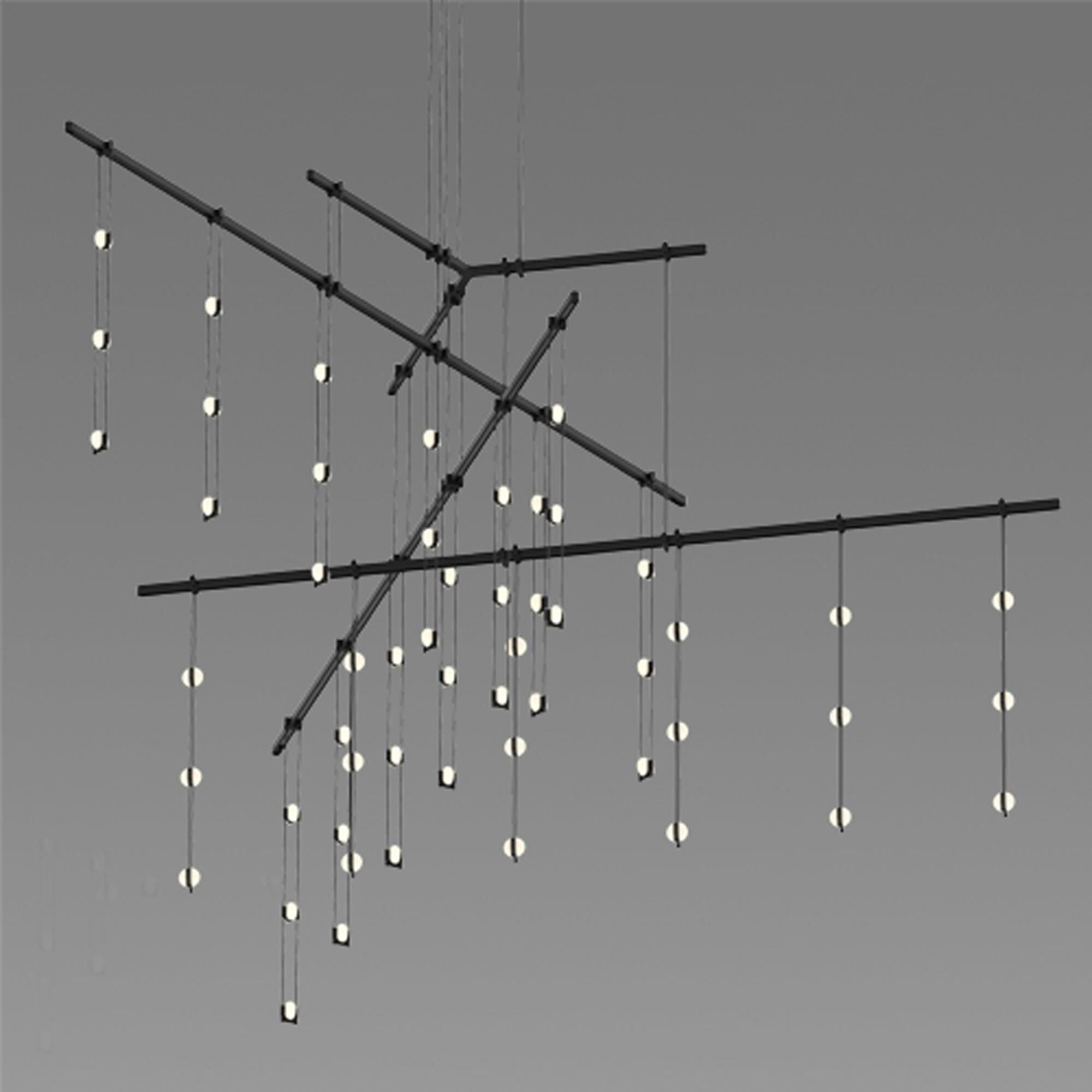 83 in. LED Chandelier - Winslow Vale for dining room view 4