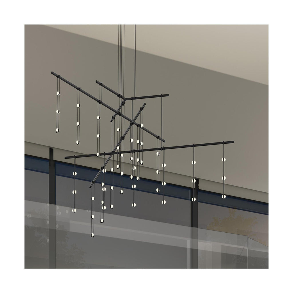 83 in. LED Chandelier - Winslow Vale for dining room view 5