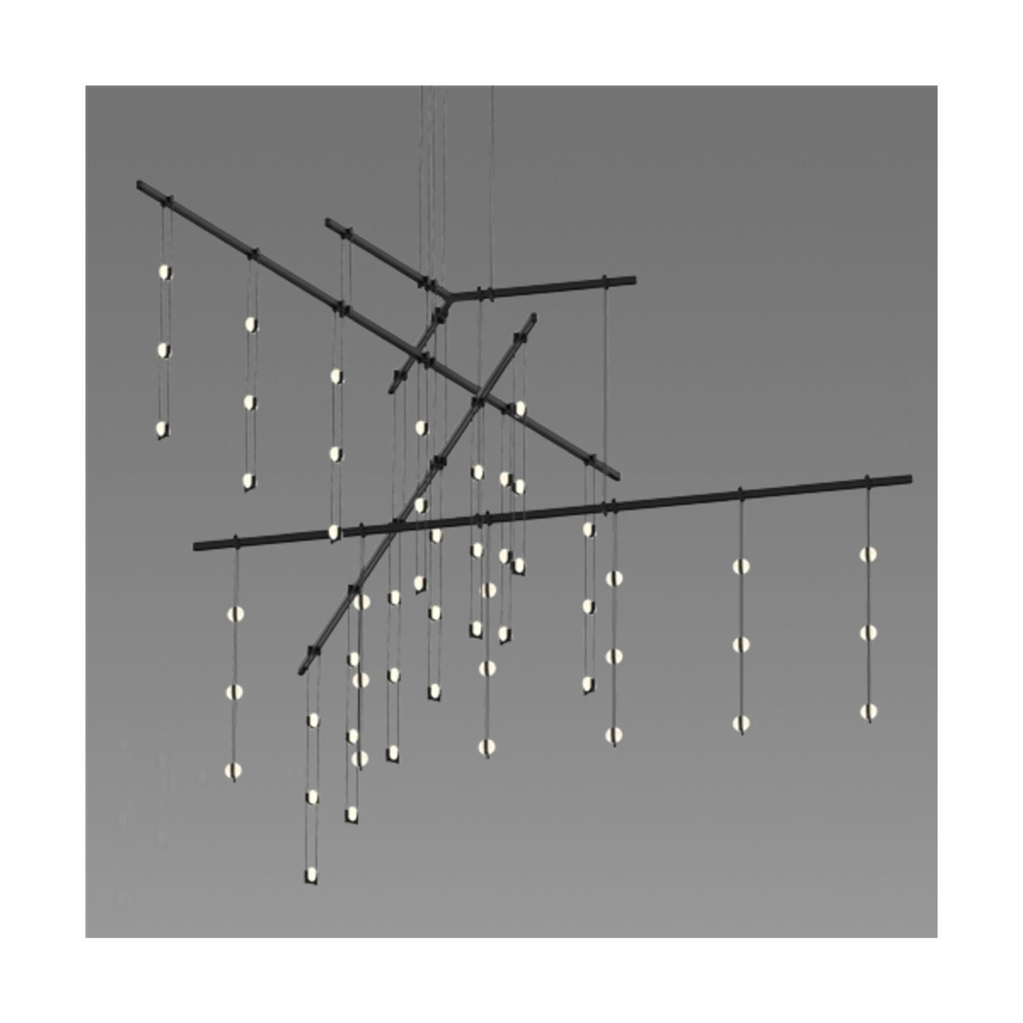 83 in. LED Chandelier - Winslow Vale for dining room view 3