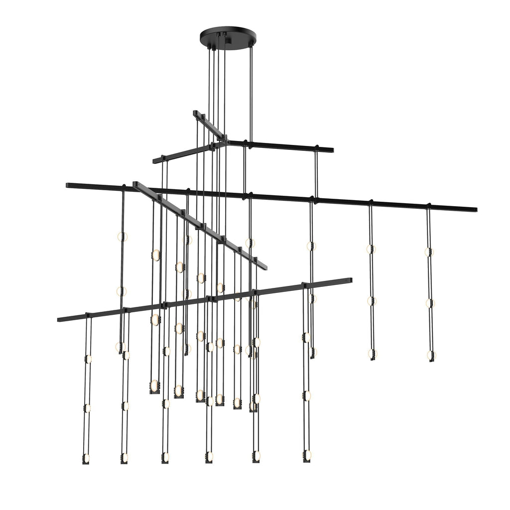 83 in. LED Chandelier - Winslow Vale for dining room view 2