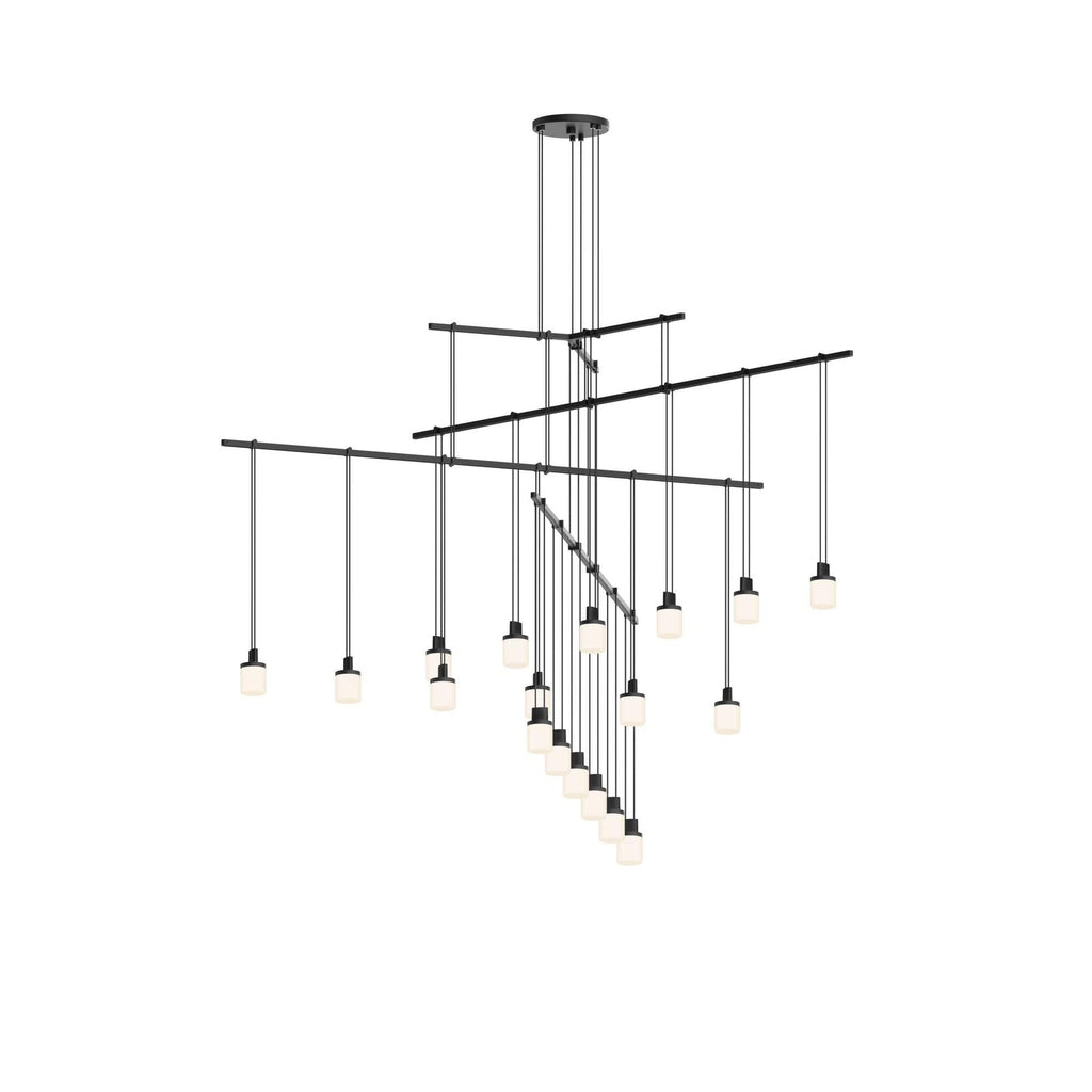 83 in. LED Chandelier - Winslow Vale for dining room view 1