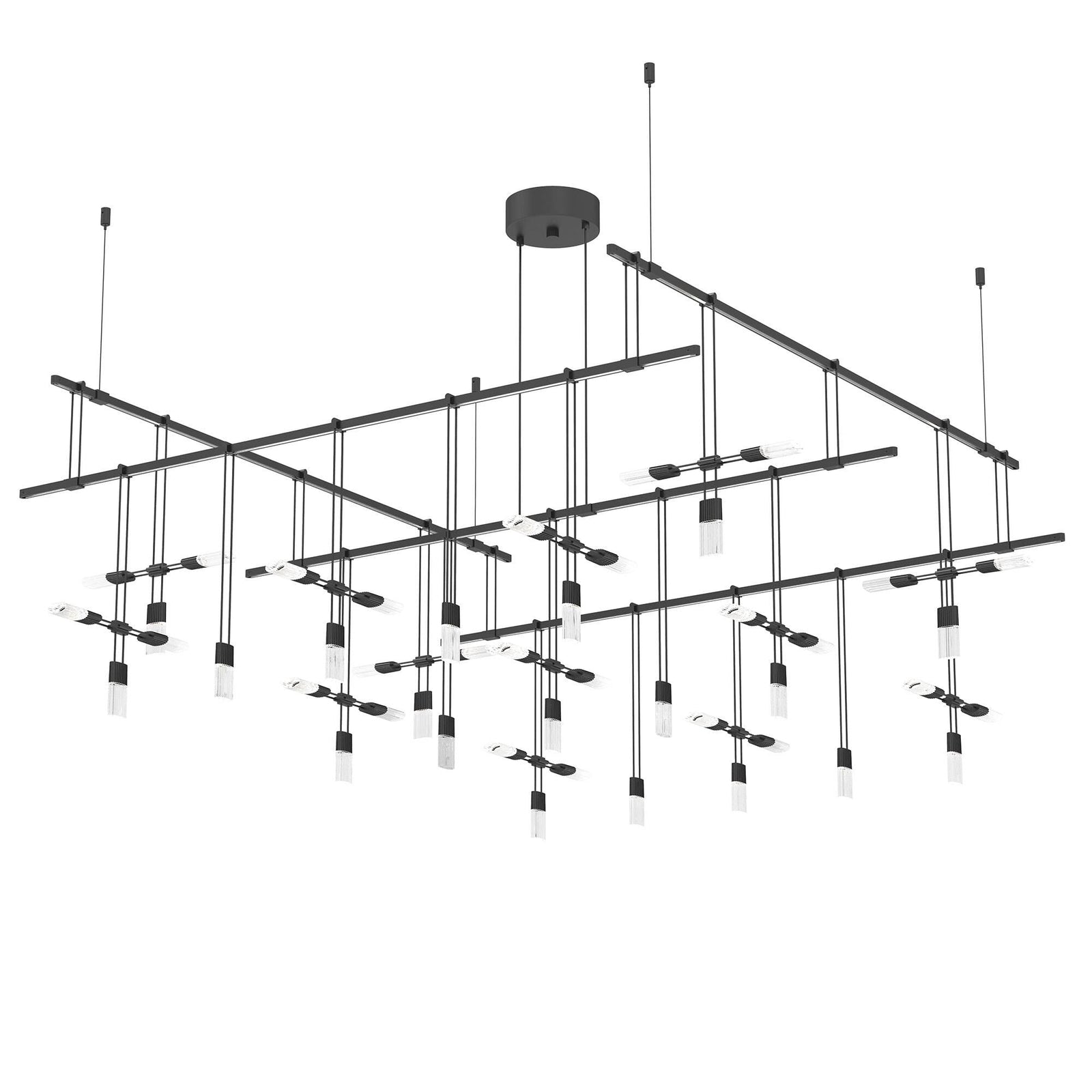 19-Light 58 in. LED Chandelier - Gilda Vale for dining room view 1