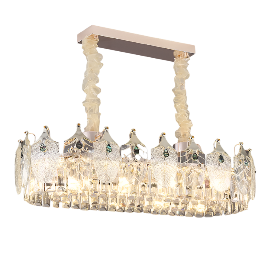 Clear Crystal chandelier - Ivara Lane for dining room view 7