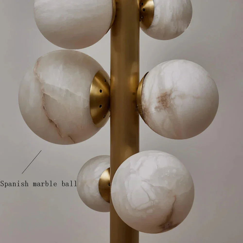 White Metal chandelier - Evren House for dining room view 5