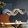 Clear Crystal chandelier - Mira Lane for dining room view 1
