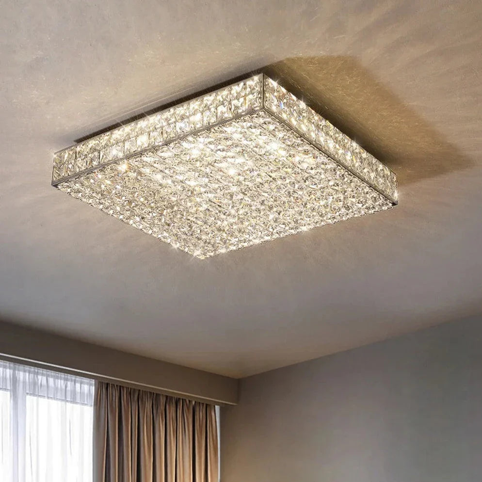 Clear Crystal chandelier - Faye Lane for dining room view 1