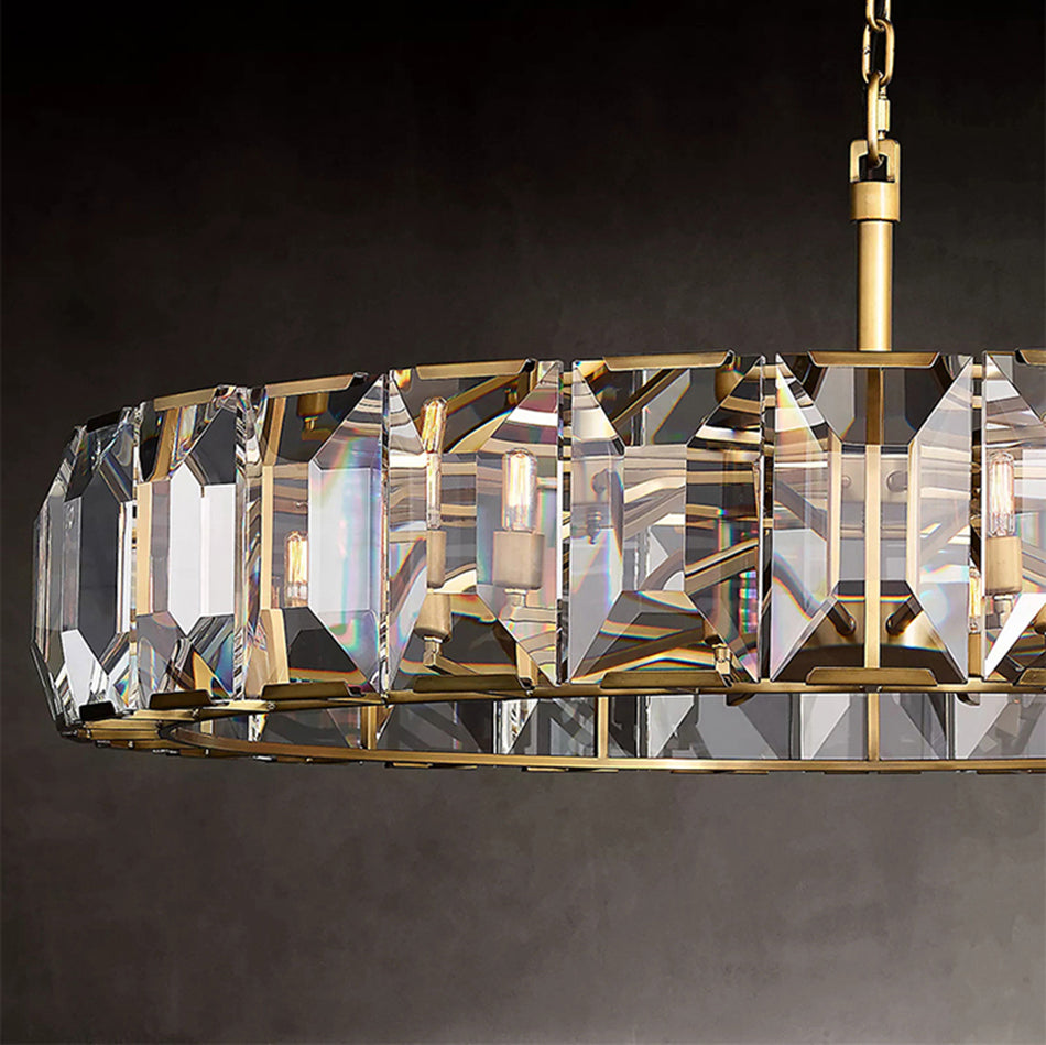 Black Crystal chandelier - Bexley Lane for dining room view 5