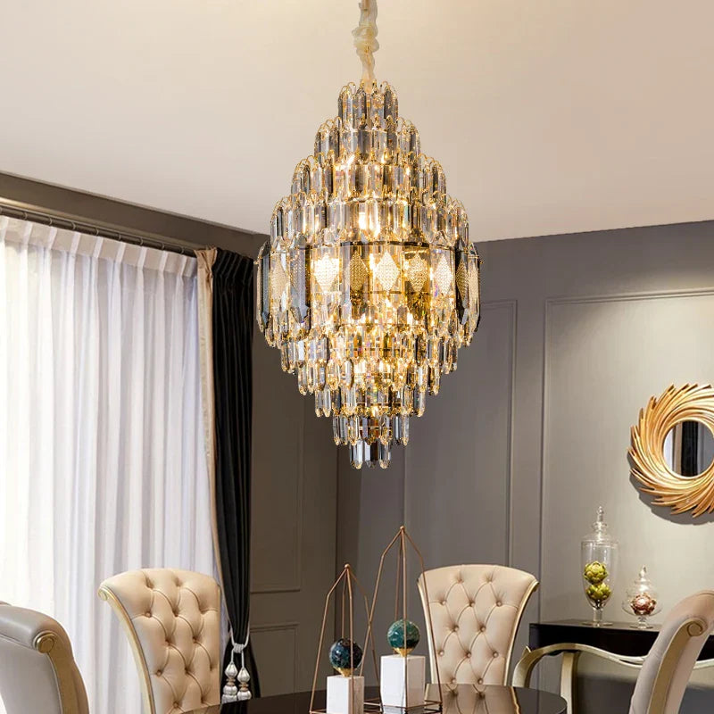 Crystal chandelier - Celia Lane for dining room view 2