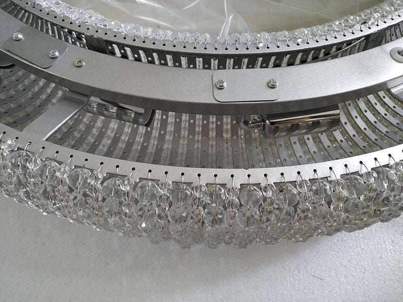 Clear Crystal chandelier - Zora House for dining room view 7