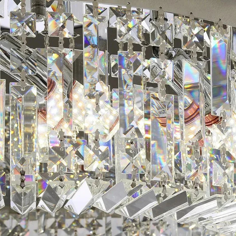 Clear Crystal chandelier - Maren Bay for dining room view 10