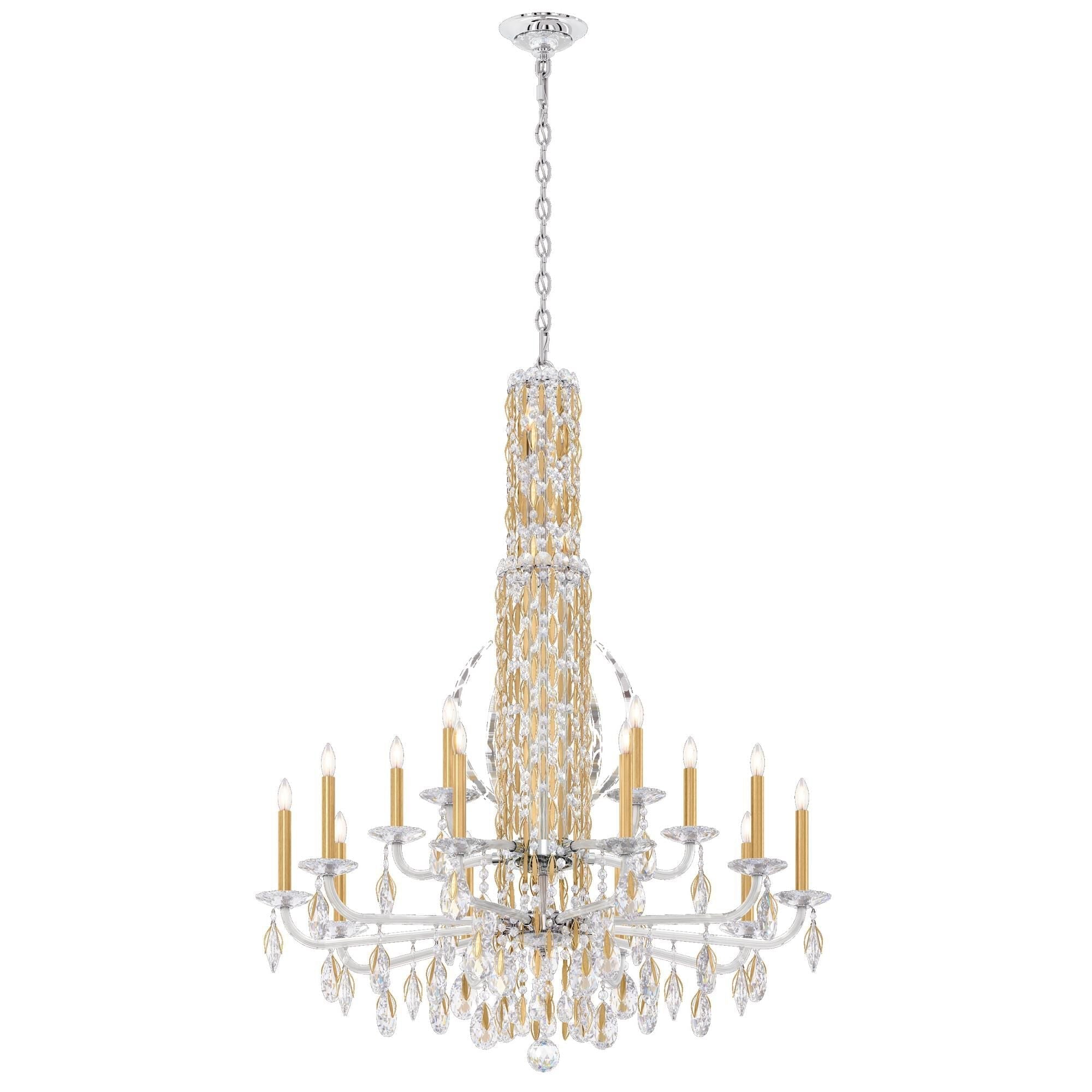 Candle chandelier - Ember Arc for dining room view 3