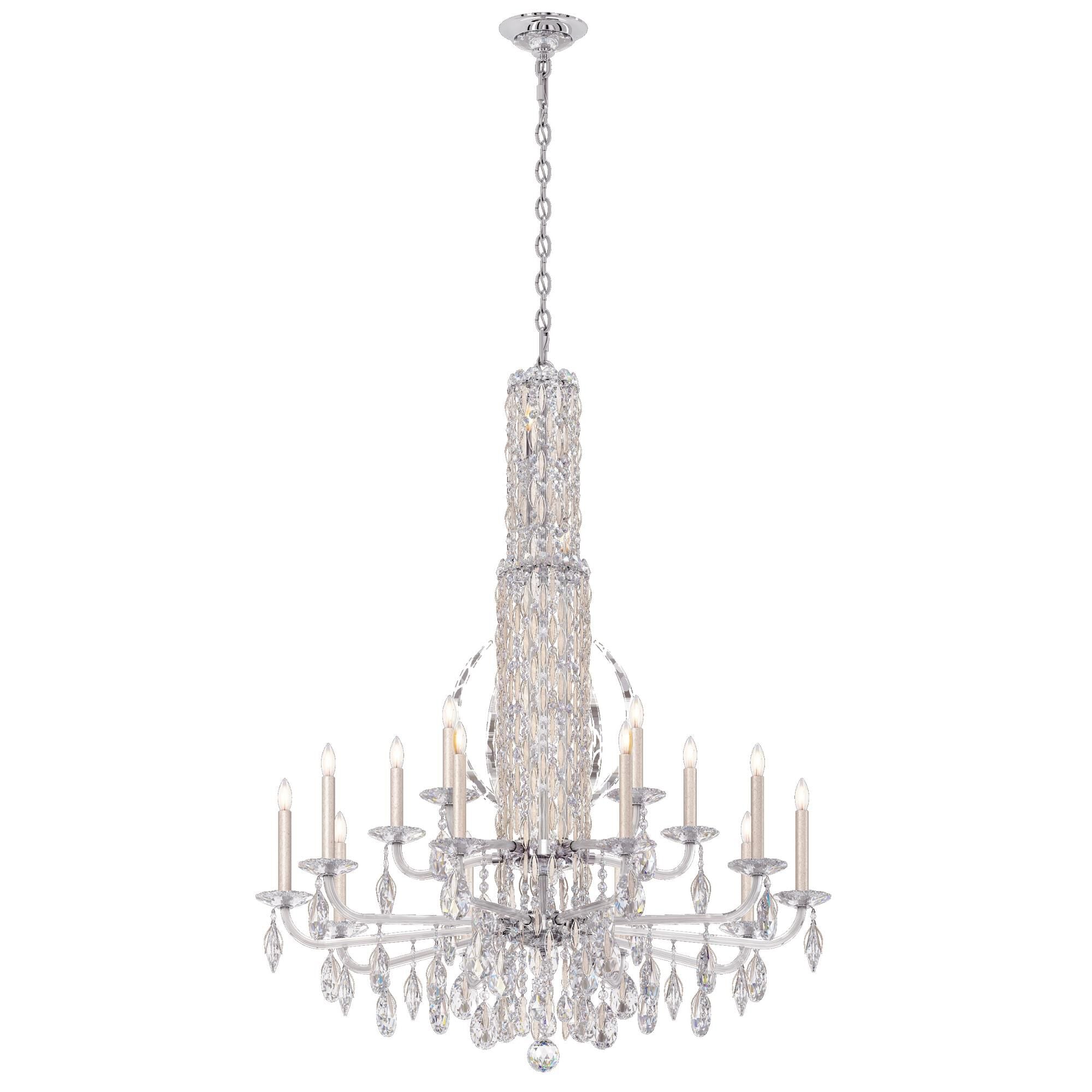Candle chandelier - Ember Arc for dining room view 2
