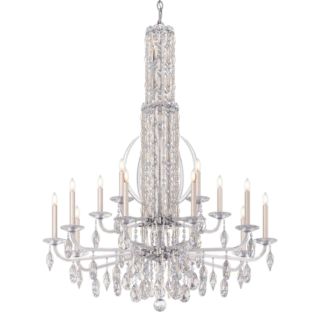 Candle chandelier - Della Arc for dining room view 2