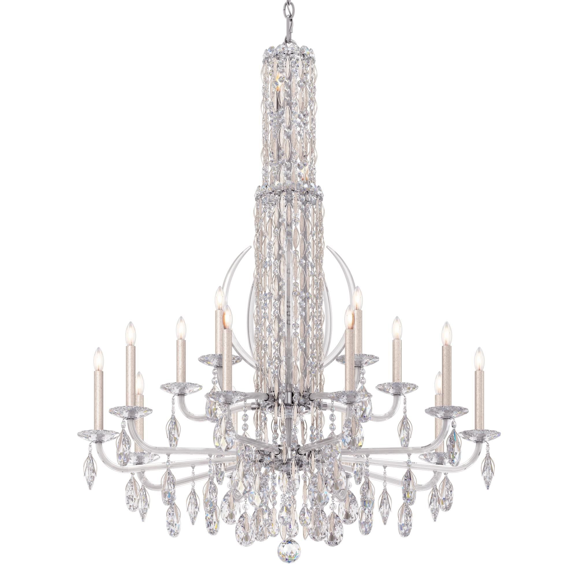 Candle chandelier - Della Arc for dining room view 2