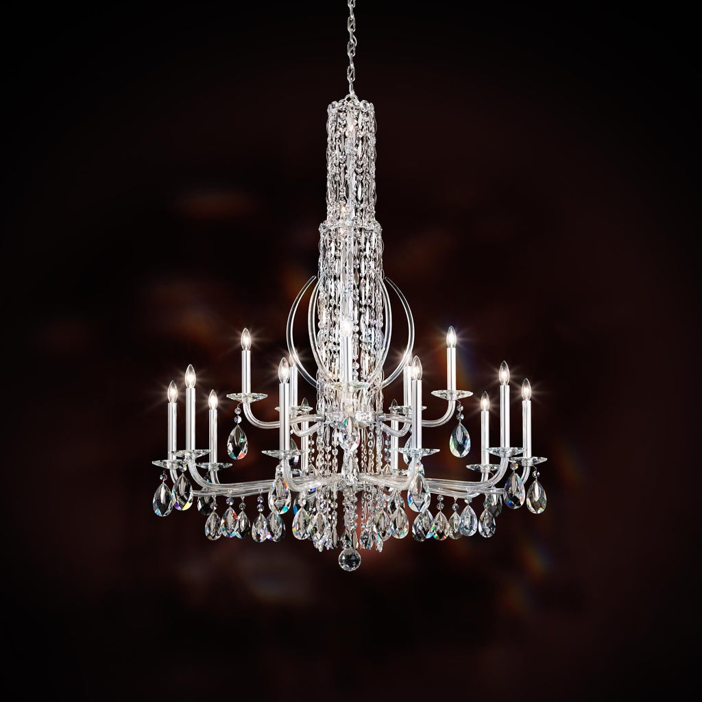 Candle chandelier - Della Arc for dining room view 3