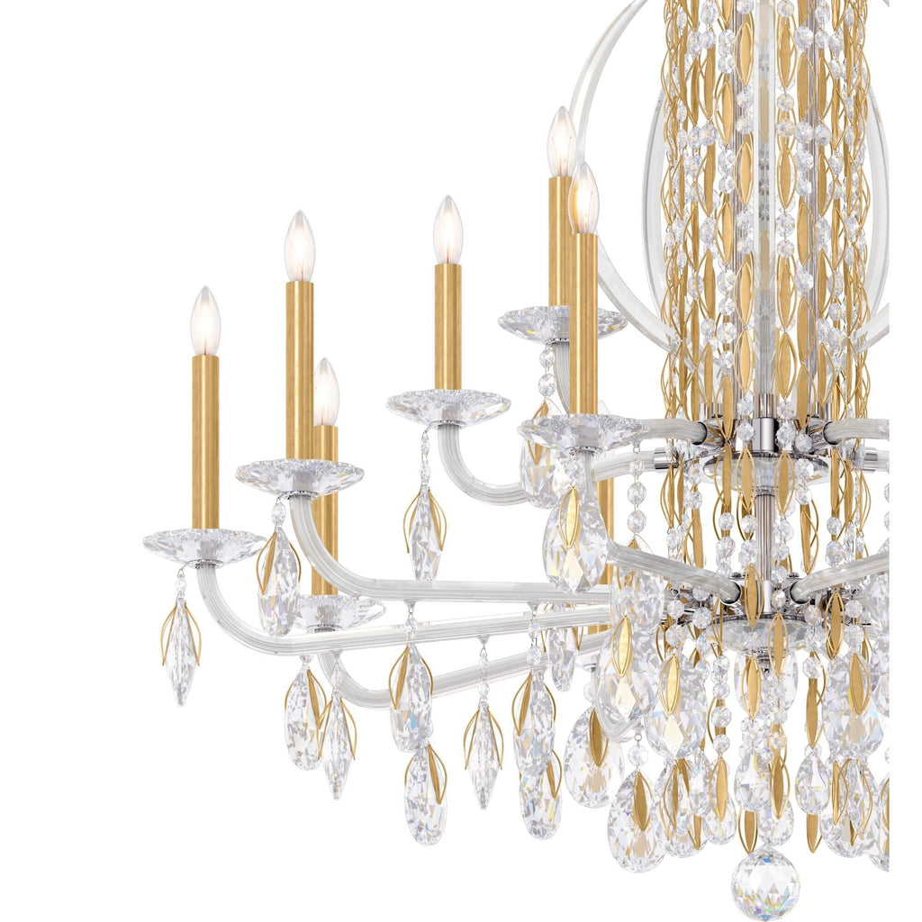 Candle chandelier - Ember Arc for dining room view 6