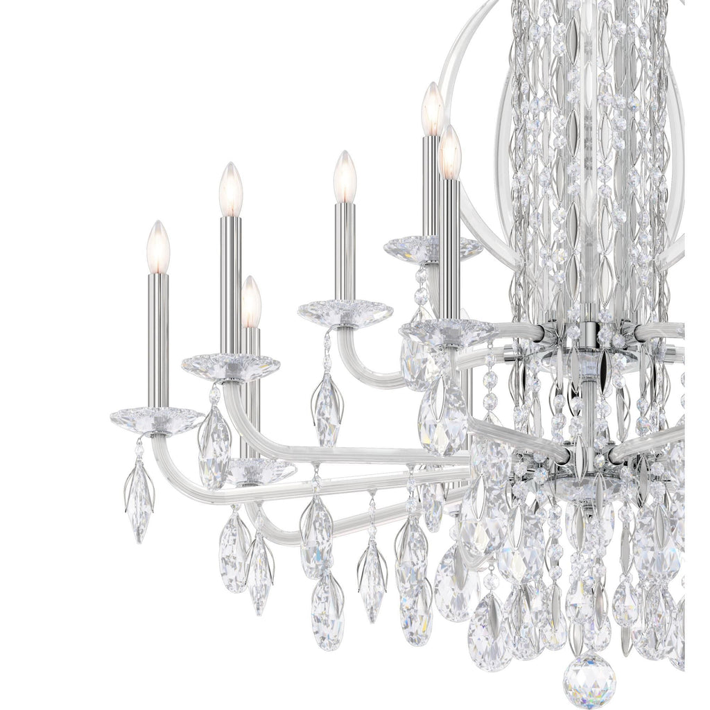 Candle chandelier - Ember Arc for dining room view 10