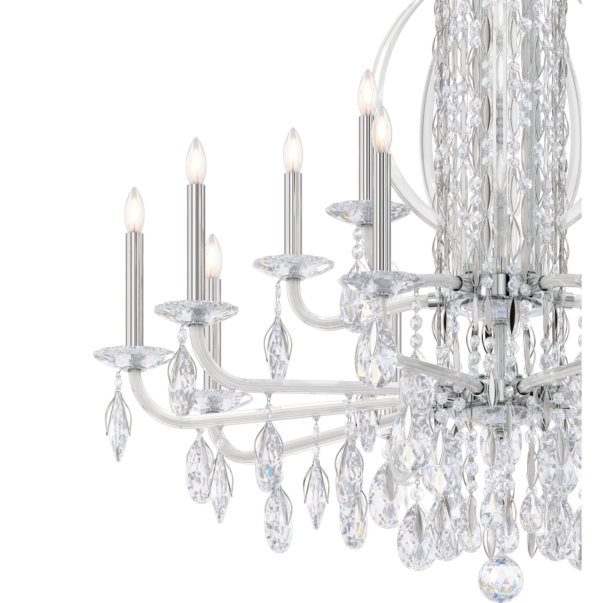 Candle chandelier - Ember Arc for dining room view 10