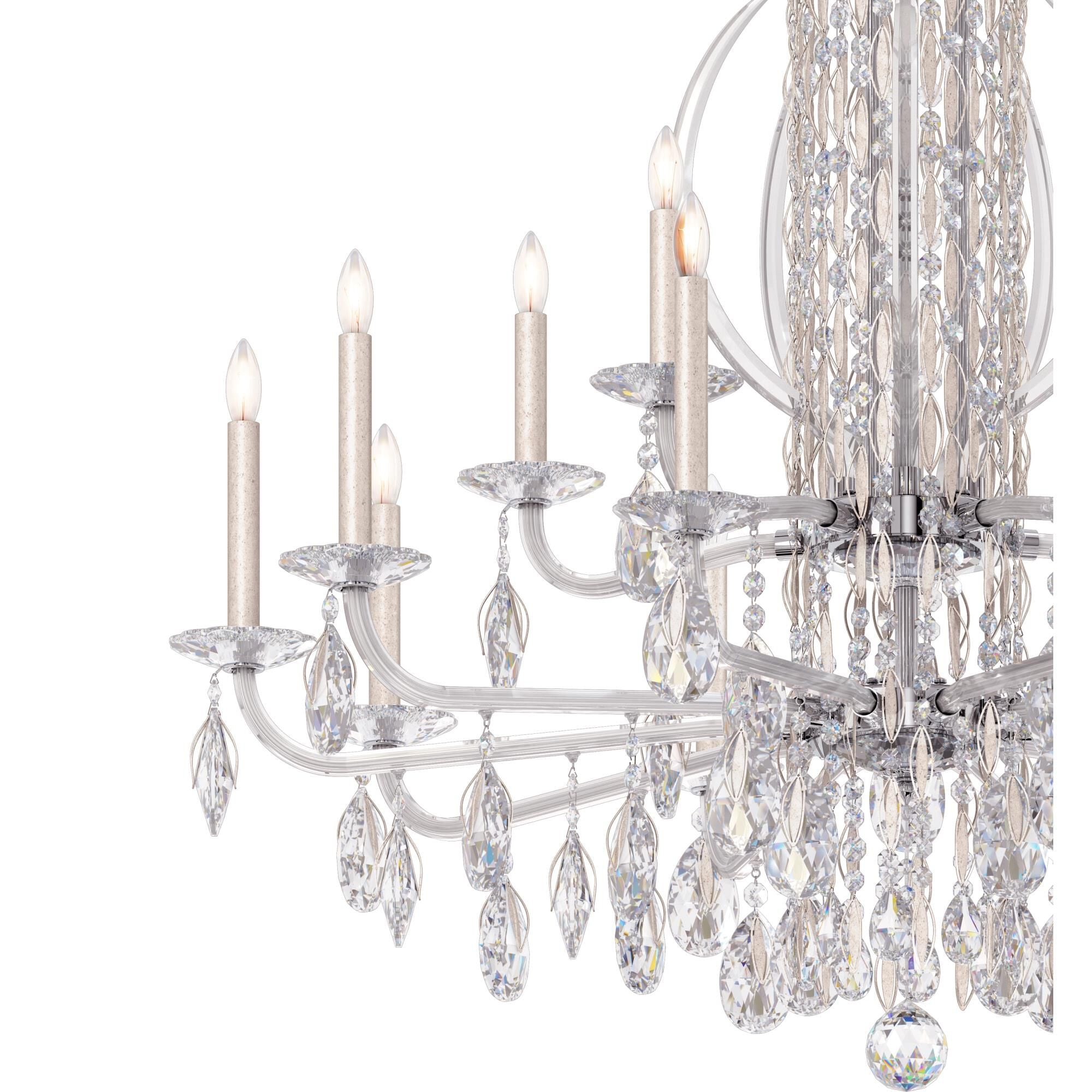 Candle chandelier - Della Arc for dining room view 5