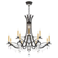 Candle chandelier - Thalia Arc for dining room view 1