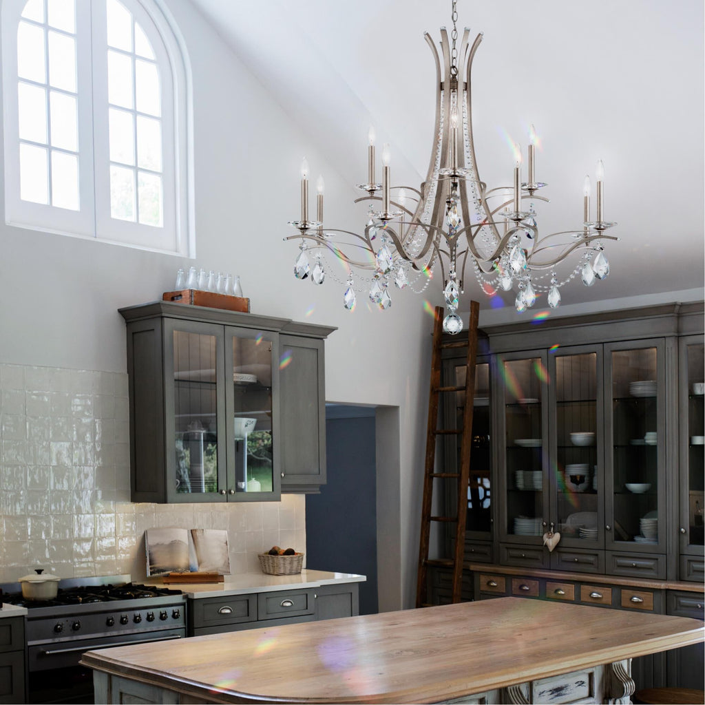 Candle chandelier - Thalia Arc for dining room view 3