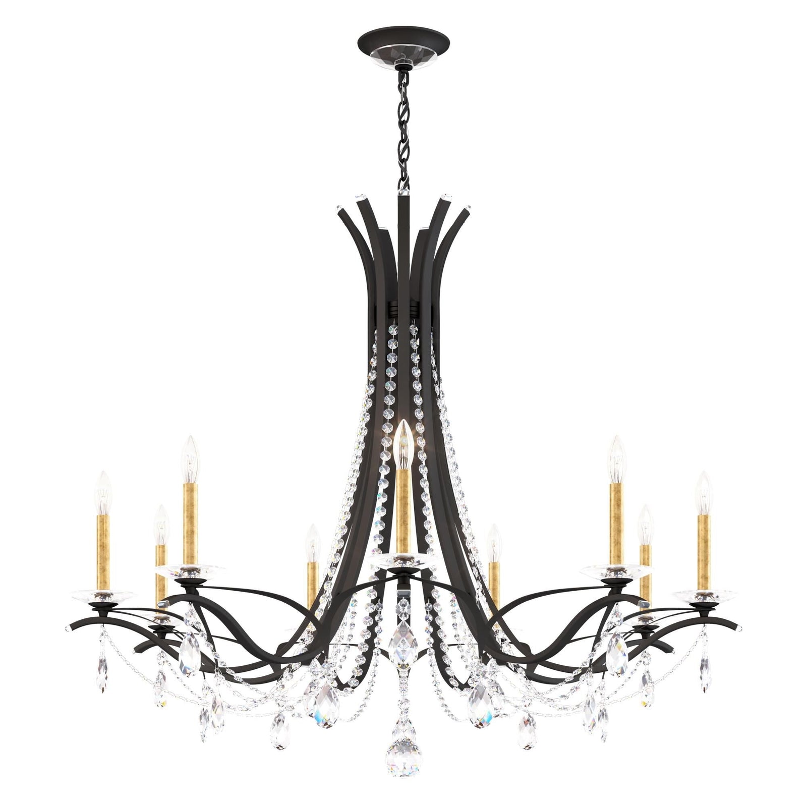 Candle chandelier - Juno Arc for dining room view 1