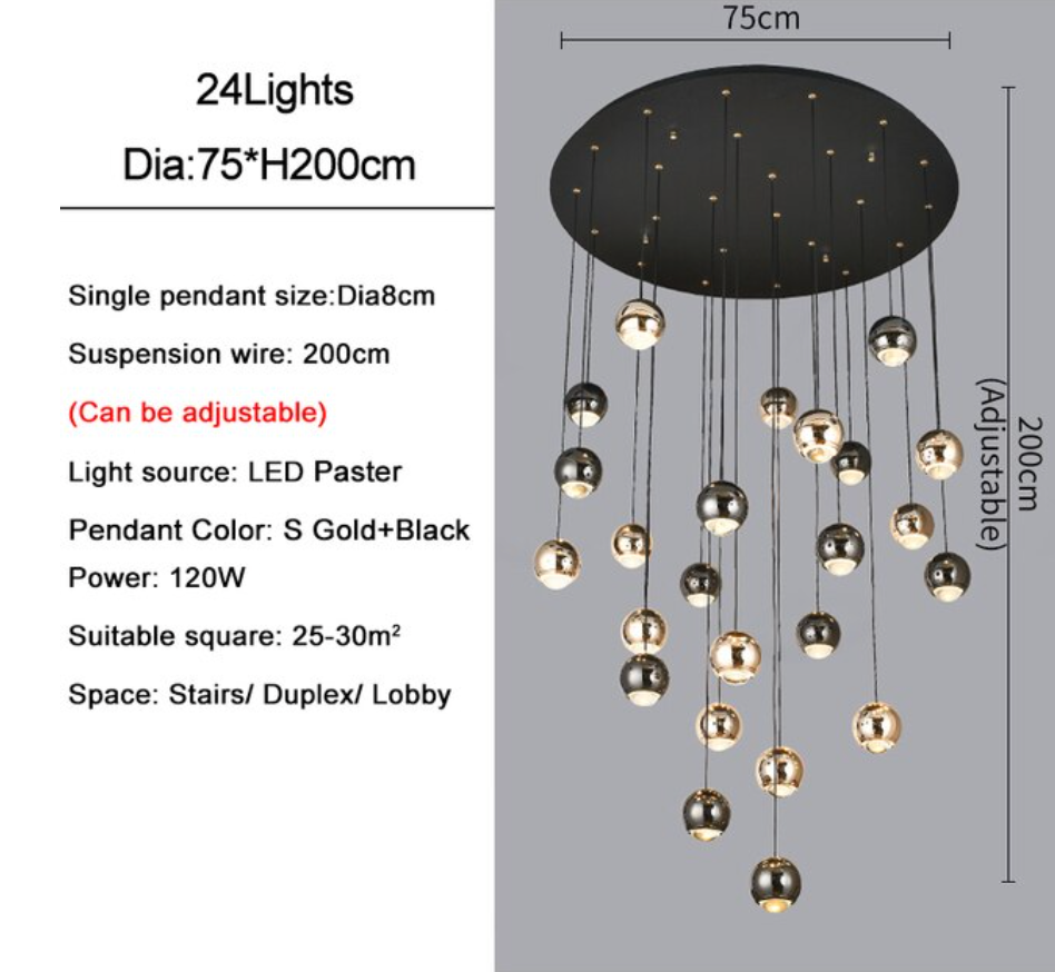 Crystal Linear chandelier - Junia Lane for dining room view 8