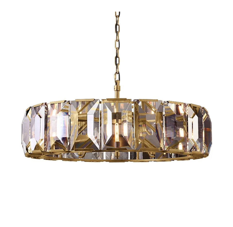 Black Crystal chandelier - Bexley Lane for dining room view 11