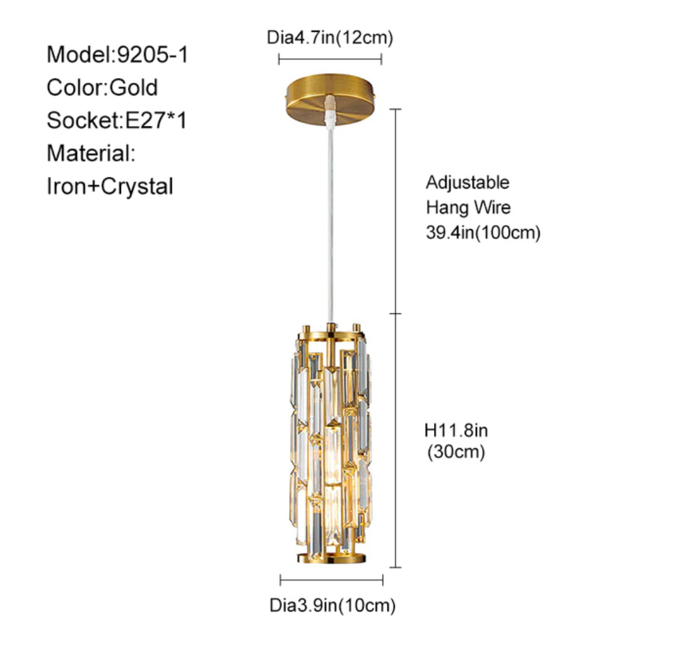 Black Crystal Linear chandelier - Lazuli Bay for dining room view 6