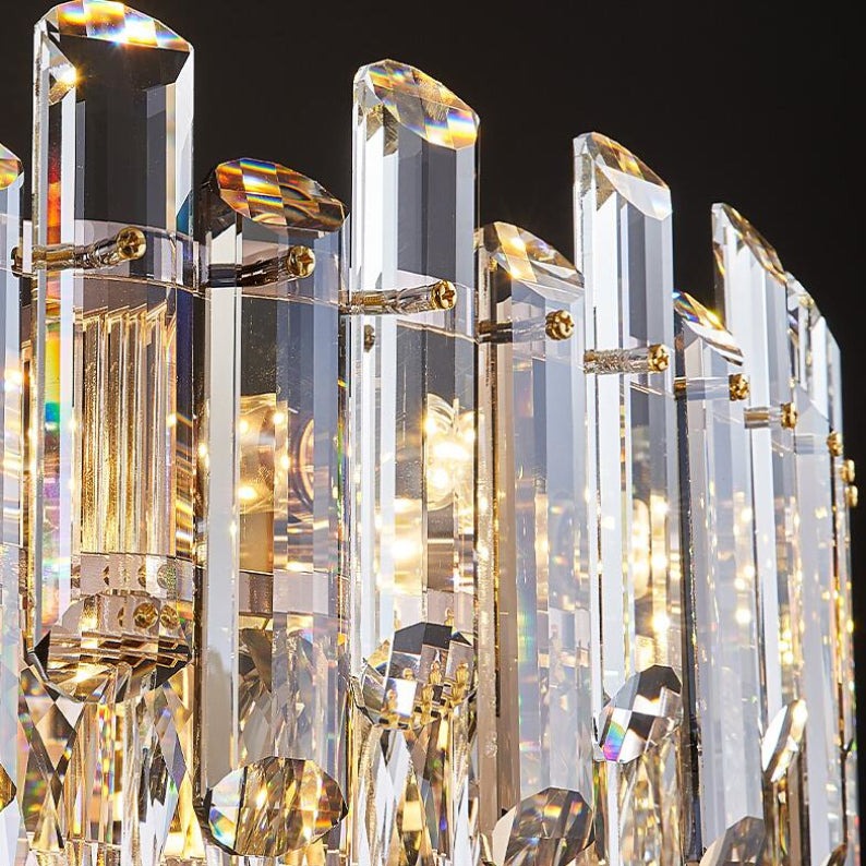 Clear Crystal chandelier - Oriel Lane for dining room view 2