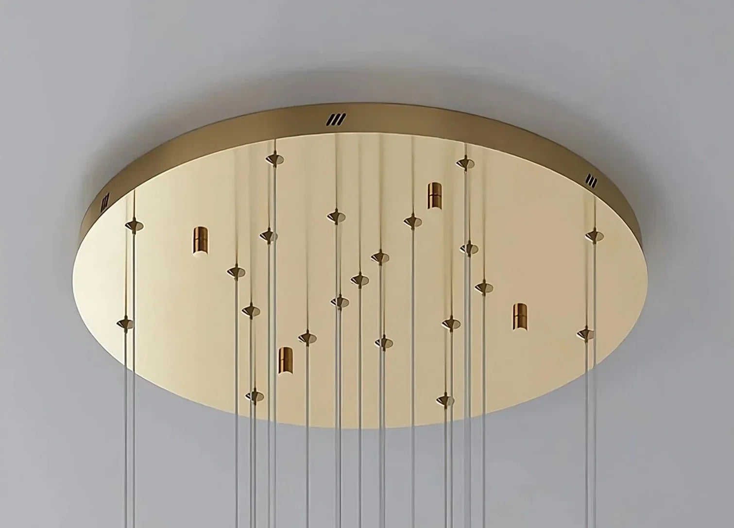 Gold Linear chandelier - Caro House for dining room view 5