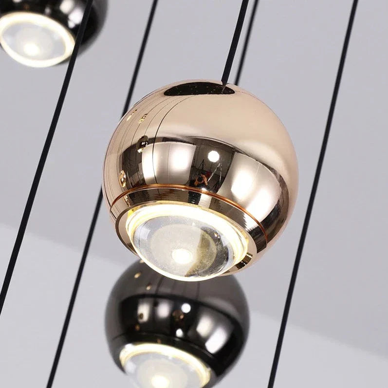 Crystal Linear chandelier - Junia Lane for dining room view 5