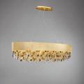 Clear Crystal chandelier - Eden Lane for dining room view 1