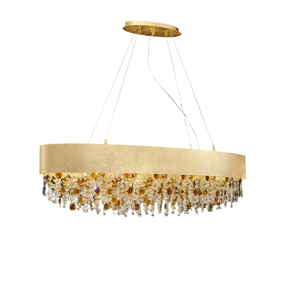 Clear Crystal chandelier - Eden Lane for dining room view 7