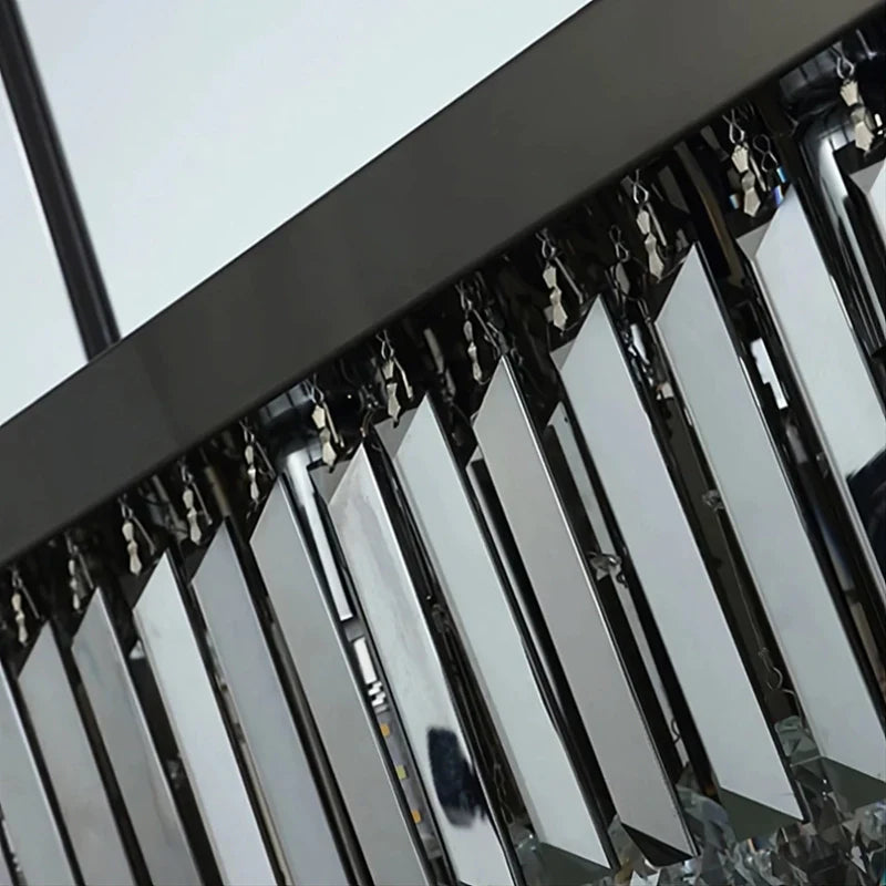 Smoke Crystal chandelier - Opal Lane for dining room view 7