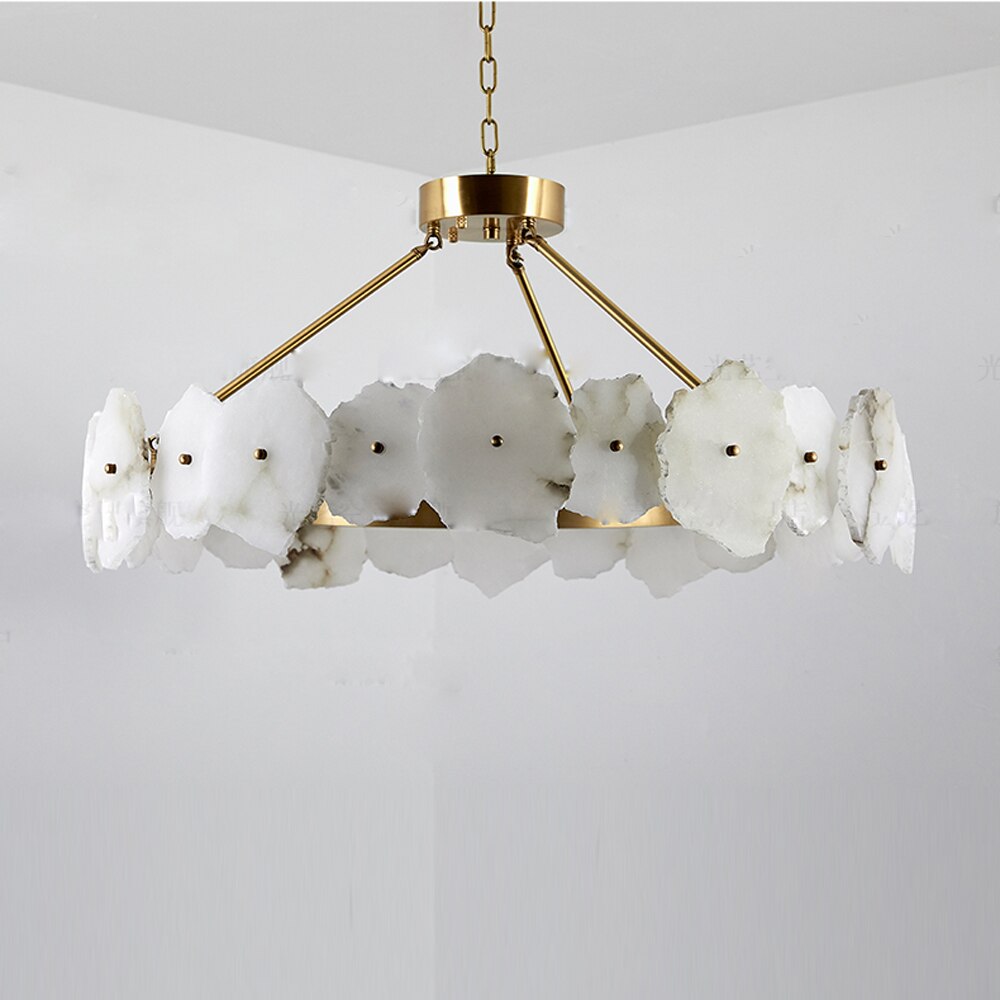 Copper Metal Linear chandelier - Dune Bay for dining room view 7