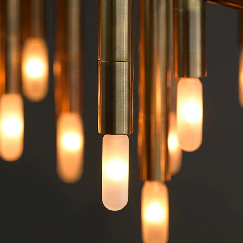 Steel chandelier - Ion Lane for dining room view 5