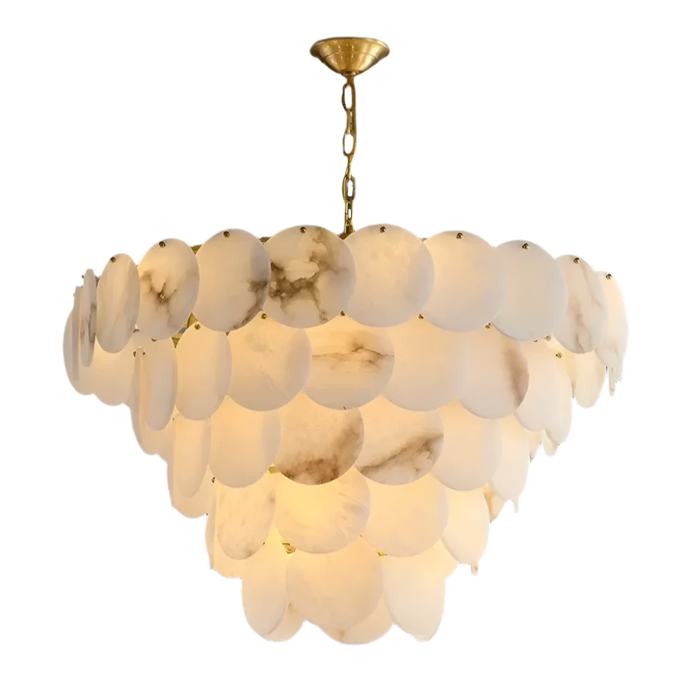 Brass Brass chandelier - Briar Bay for dining room view 11