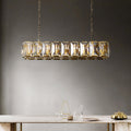 Black Crystal chandelier - Ilona Lane for dining room view 1