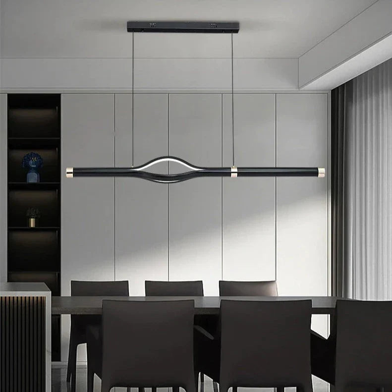 Black chandelier - Vale Lane for dining room view 7
