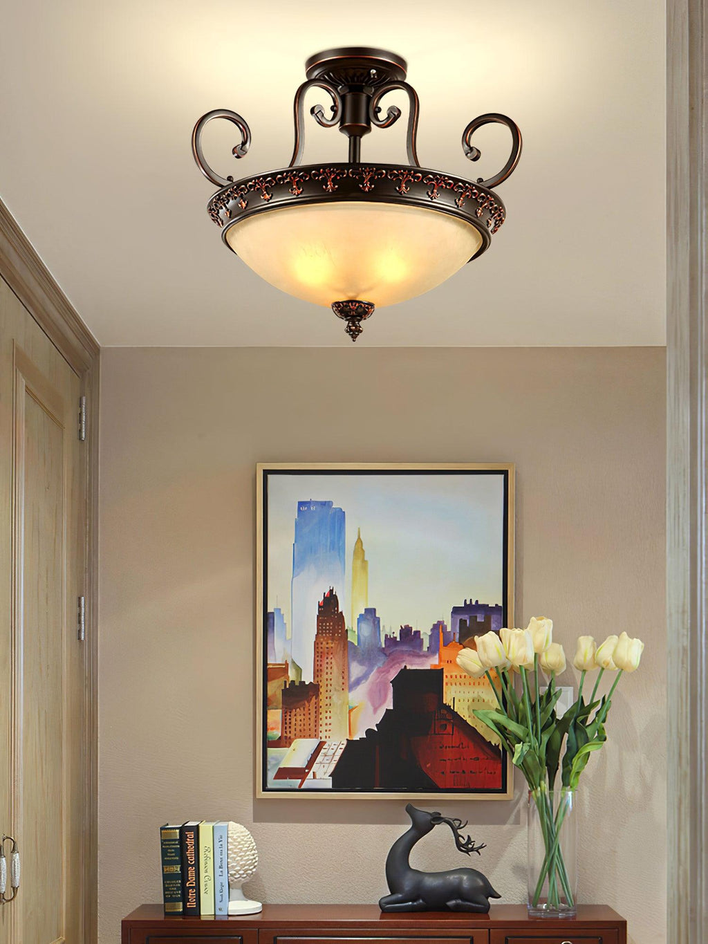 Symphony Semi-Flush Ceiling Light 21.7"