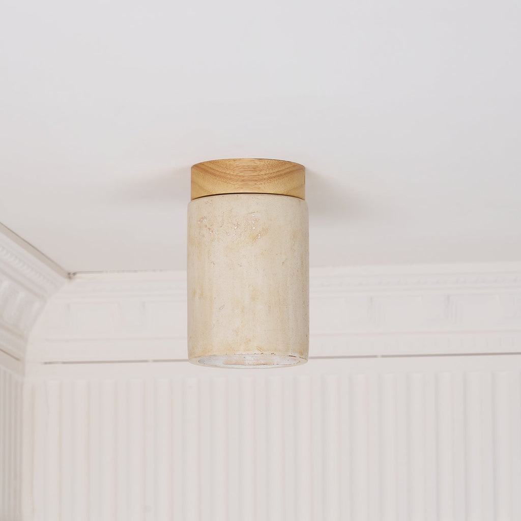 Terra Cylinder Ceiling Light 4.3"
