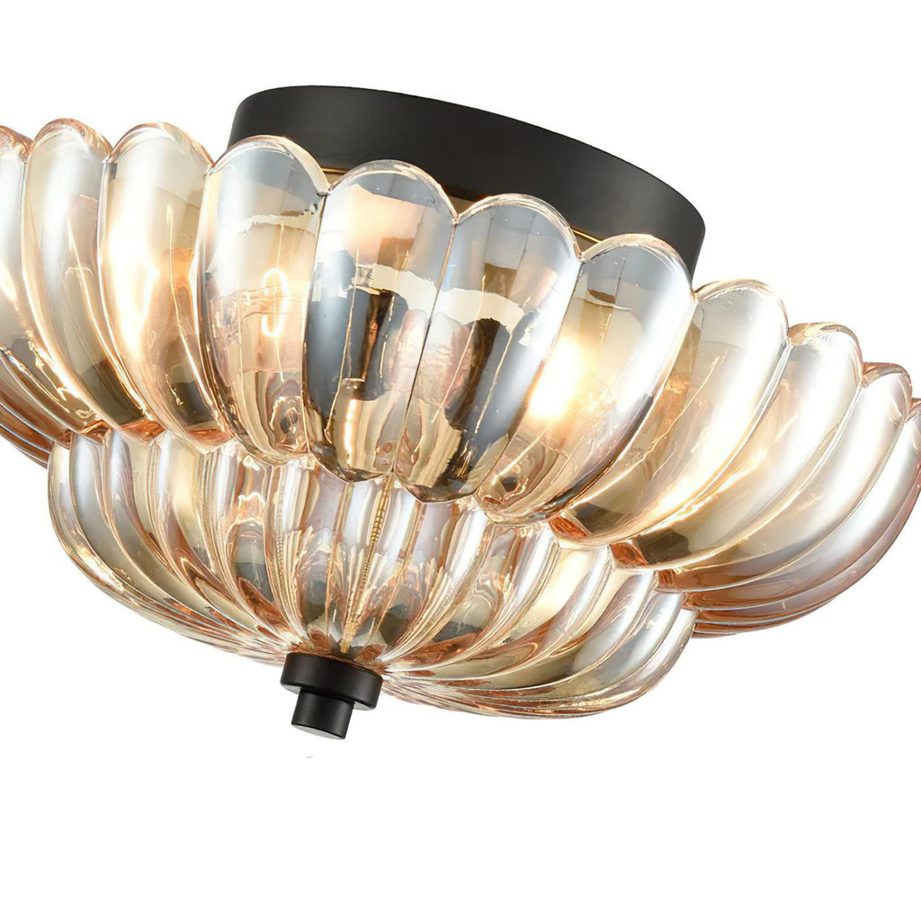 Umbrella Glass Ceiling Light 11.8"