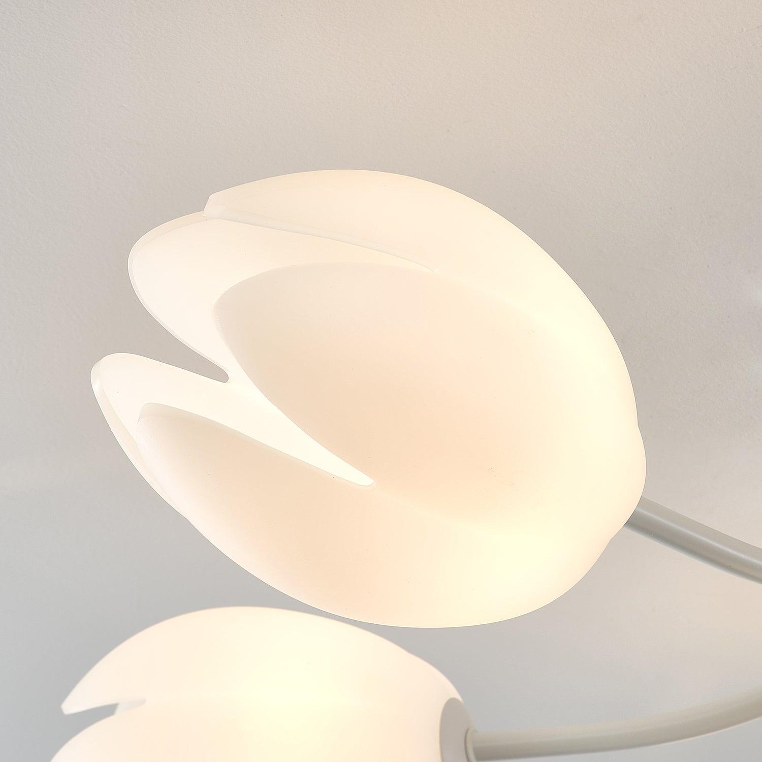White Tulip Ceiling Light
