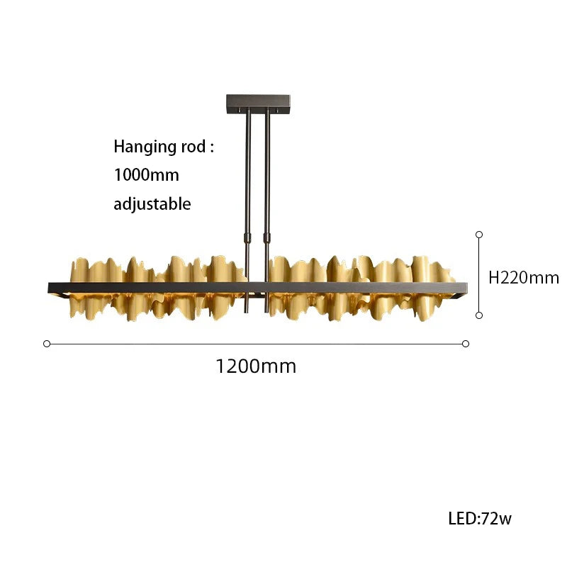 Brass Brass Round chandelier - Tessa Court for dining room view 6