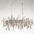 Clear Crystal chandelier - Junia Stone for dining room view 1