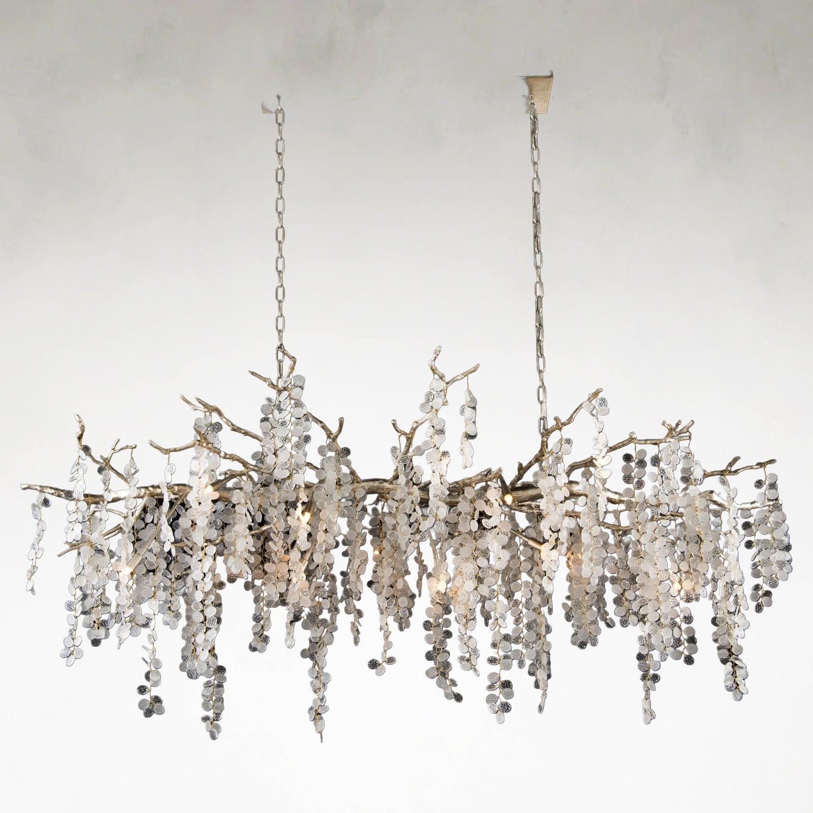 Clear Crystal chandelier - Junia Stone for dining room view 1
