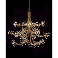 Gold Iron chandelier - Ansel Ray for dining room view 2