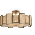 Brass Brass chandelier - Della Ray for dining room view 2